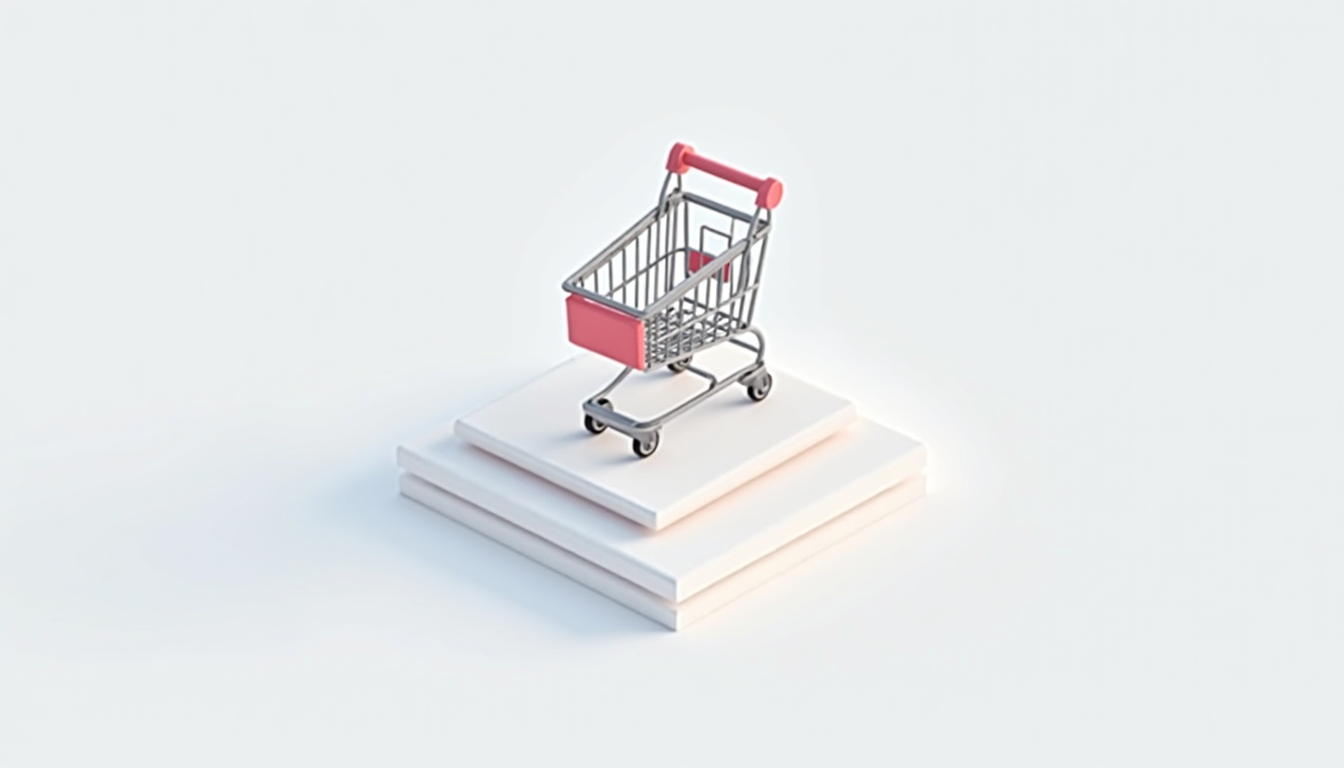 Ilustrație grafică cu pașii esențiali pentru creare magazin online de succes.